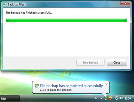 Vista Backup Software