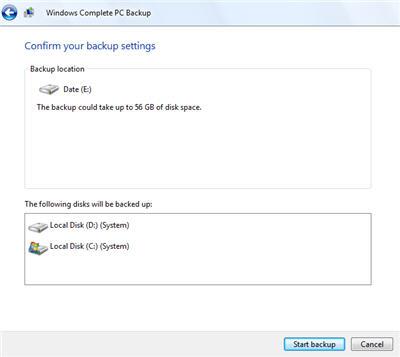 Windows Vista Backup Keeps Failing