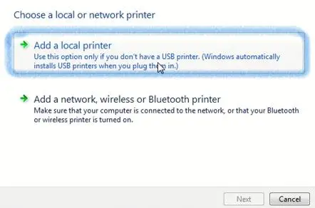 Vista Not Recognising Usb Printer
