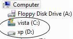 Drive Letters in Windows Vista