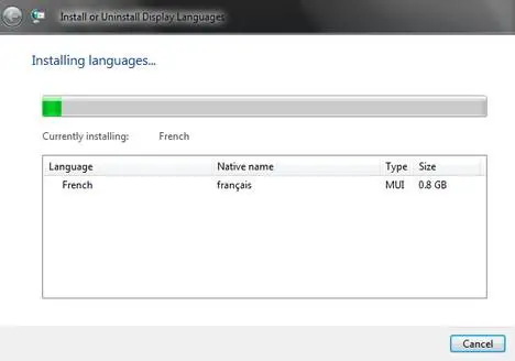 Installing Languages