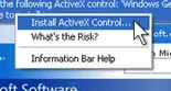 Install ActiveX control