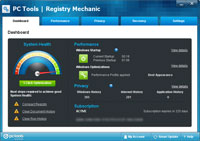 Registry Mechanic - Dashboard